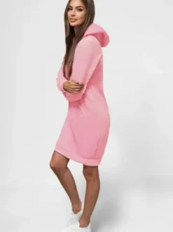 Bluza z kapturem damska jasnoróżowa JS/YS10005/20Z^Ozonee Sale
