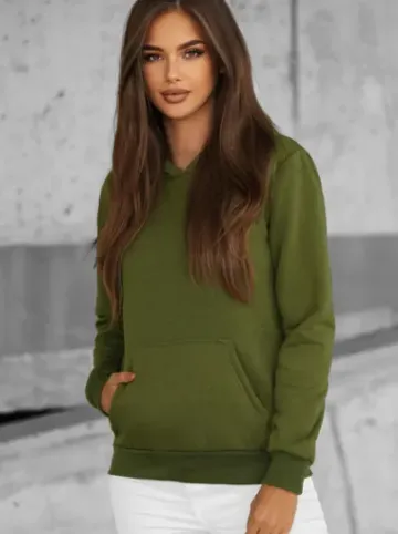 Bluza z kapturem damska khaki JS/W02Z^Ozonee Best