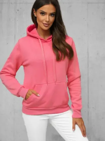 Bluza z kapturem damska koralowa JS/W02Z^Ozonee Best