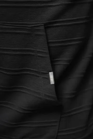 Bluza z kapturem męska czarna O/TB2272^Ozonee Discount