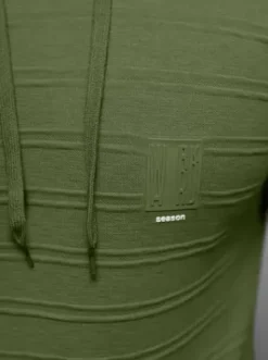 Bluza z kapturem męska khaki O/TB2272^Ozonee New
