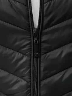 Kamizelka damska pikowana czarna JS/16M9255/392^Ozonee Discount