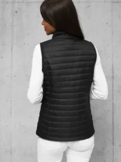 Kamizelka damska pikowana czarna JS/16M9072/392^Ozonee New