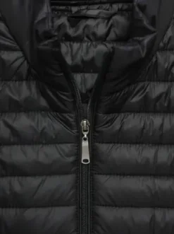 Kamizelka damska pikowana czarna JS/16M9072/392^Ozonee New