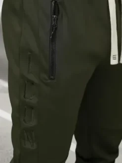 Komplet dresowy męski khaki O/LN11760^Ozonee Discount