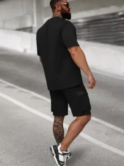 Komplet dresowy męski loose fit czarny JS/27C6532/3^Ozonee Sale
