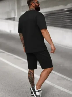 Komplet dresowy męski loose fit czarny JS/27C6531/3^Ozonee Sale