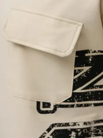 Komplet dresowy męski loose fit beżowy JS/27C6531/6^Ozonee Clearance