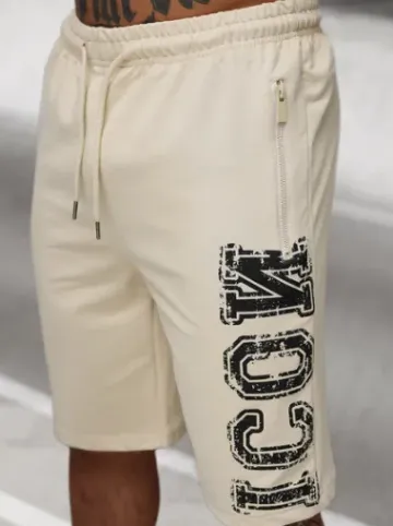 Komplet dresowy męski loose fit beżowy JS/27C6531/6^Ozonee Clearance
