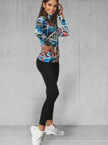 Komplet sportowy dwuczęściowy damski kolorowy O/22095Z^Ozonee Discount