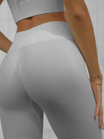 Komplet sportowy dwuczęściowy damski szary O/SY2317^Ozonee New