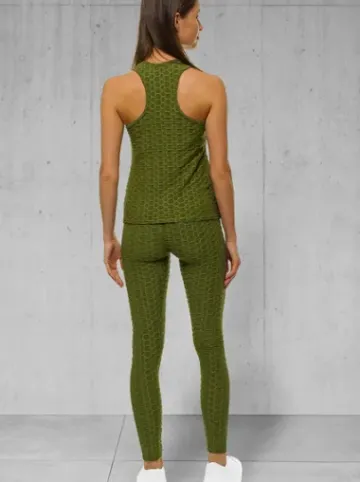 Komplet sportowy dwuczęściowy khaki JS/YW88037/7^Ozonee Best