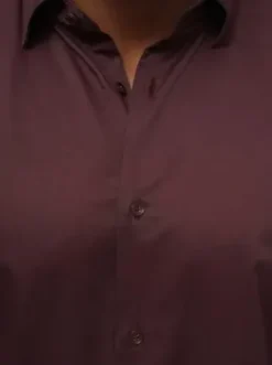 Koszula męska bordowa O/V109^Ozonee Outlet