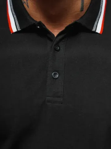 Koszulka męska polo czarna O/DA719^Ozonee Online