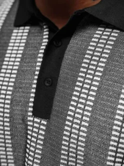 Koszulka męska polo czarna O/3C360^Ozonee Fashion