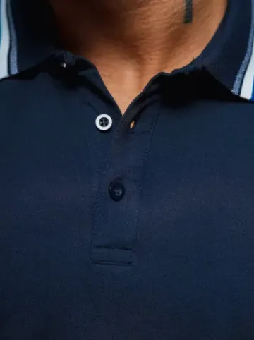Koszulka męska polo granatowa O/DA719^Ozonee Hot