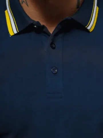 Koszulka męska polo granatowa O/DA736^Ozonee Best