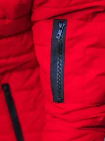 Kurtka bomberka męska czerwona JS/MY02Z^Ozonee Discount