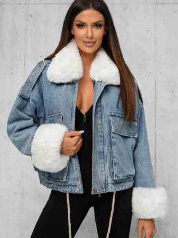 Kurtka damska jeansowa niebieska JS/11Z8219Z^Ozonee New