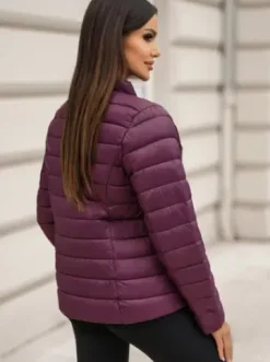Kurtka damska pikowana bordowa JS/11Z8170^Ozonee Fashion