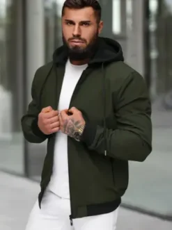 Kurtka męska bomberka khaki JS/62M9502/372^Ozonee Sale