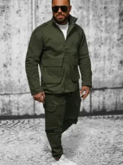 Kurtka męska khaki O/G3035^Ozonee Hot
