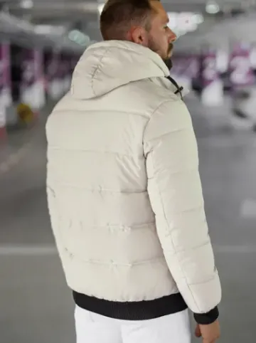 Kurtka męska pikowana ecru JS/31M5003/280Z^Ozonee Online