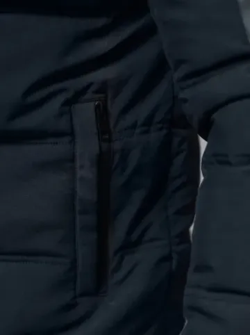 Kurtka męska pikowana granatowa JS/31M5003/B^Ozonee Fashion