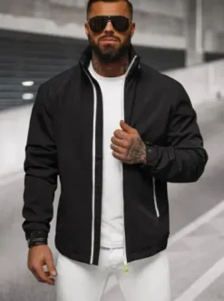 Kurtka męska softshell czarna JS/5M3105/392Z^Ozonee Discount