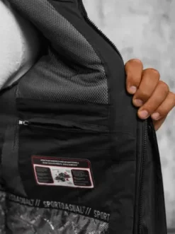 Kurtka męska zimowa czarna JS/22M321/392^Ozonee Outlet