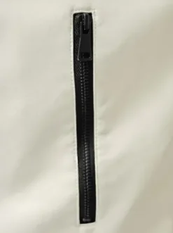 Kurtka skórzana męska bomberka ecru JS/11Z8107^Ozonee Fashion