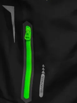 Kurtka softshell męska z kapturem czarno-zielona JS/HH025/1Z^Ozonee New