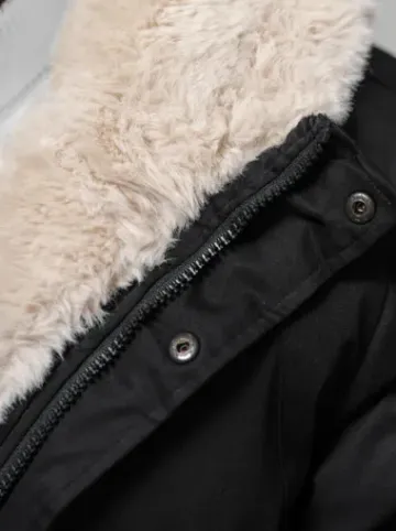 Kurtka zimowa męska czarna JS/22M319/392^Ozonee Fashion