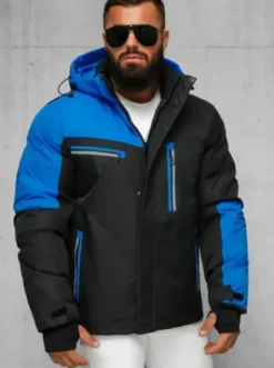 Kurtka zimowa męska niebieska JS/91M9903/184Z^Ozonee Online