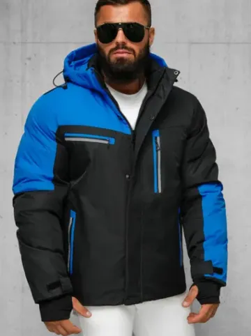 Kurtka zimowa męska niebieska JS/91M9903/184Z^Ozonee Online