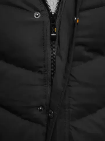 Kurtka zimowa męska pikowana czarna JS/5M3135/392^Ozonee Clearance