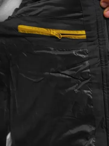 Kurtka zimowa męska pikowana czarna JS/5M3135/392^Ozonee Clearance
