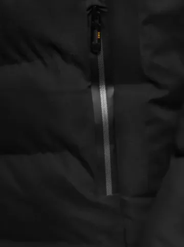 Kurtka zimowa męska pikowana czarna JS/5M3135/392^Ozonee Clearance