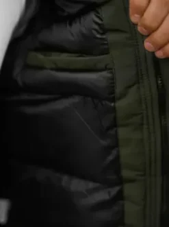 Kurtka zimowa męska z futerkiem khaki JS/M2019/136^Ozonee Clearance