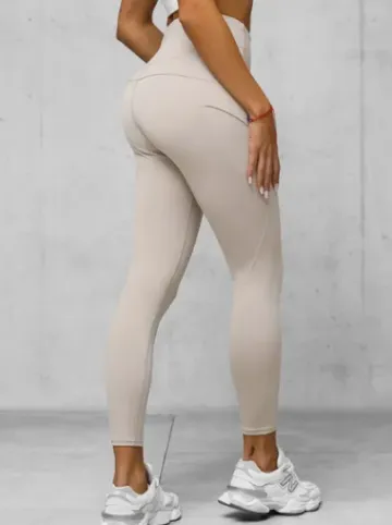 Legginsy damskie beżowe JS/XY24017L^Ozonee Sale