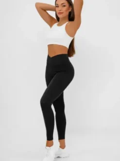 Legginsy damskie czarne JS/13K1806/3^Ozonee Hot