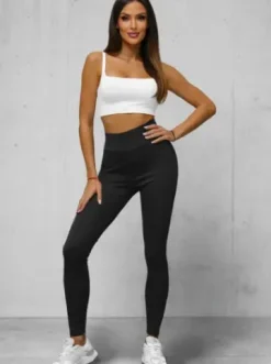 Legginsy damskie czarne JS/35K1602/3^Ozonee Best