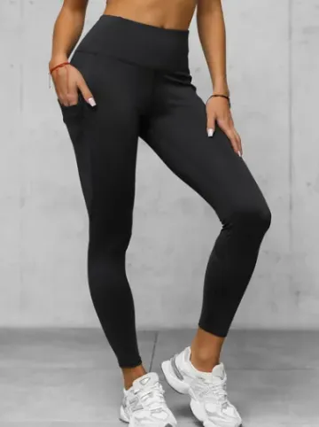Legginsy damskie czarne JS/XY24017L^Ozonee Best