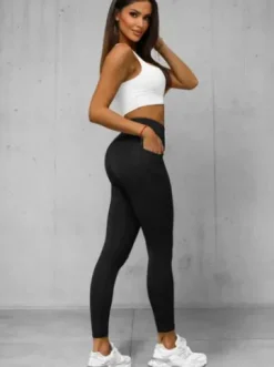 Legginsy damskie czarne JS/XY24002L^Ozonee Best