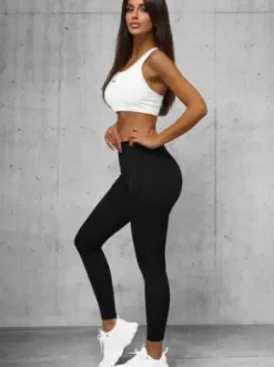 Legginsy damskie czarne O/K9-JZ^Ozonee Clearance