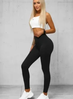 Legginsy damskie czarne O/K9-J^Ozonee Online