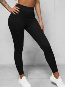 Legginsy damskie czarne JS/1001Z^Ozonee Fashion
