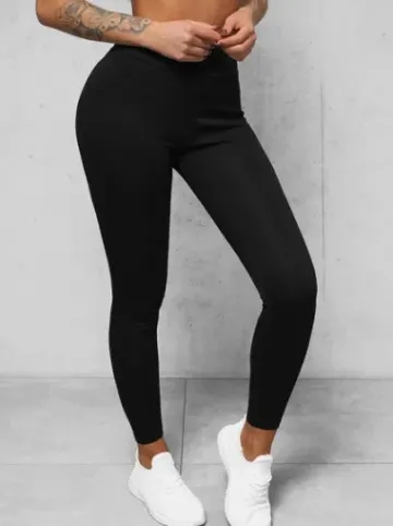 Legginsy damskie czarne JS/1001Z^Ozonee Fashion