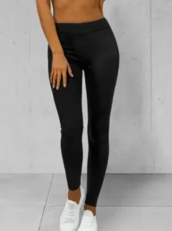 Legginsy damskie czarne JS/1001Z^Ozonee Outlet