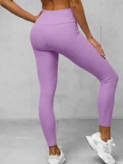 Legginsy damskie fioletowe O/ZCH2280^Ozonee Outlet